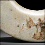 Disque bi néolithique altéré