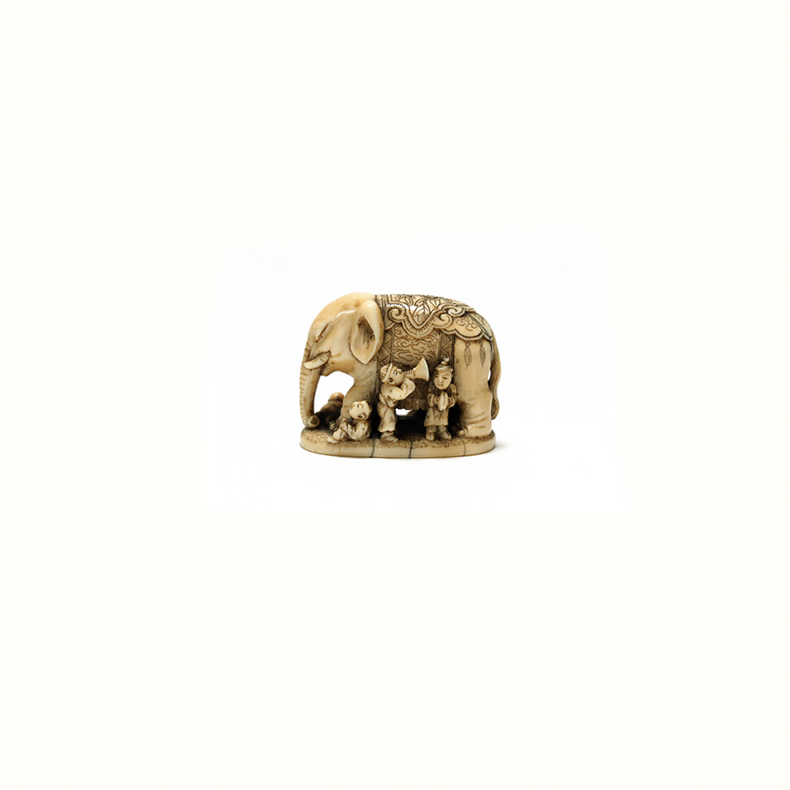 NETSUKE EN IVOIRE, EDO XIXe siècle