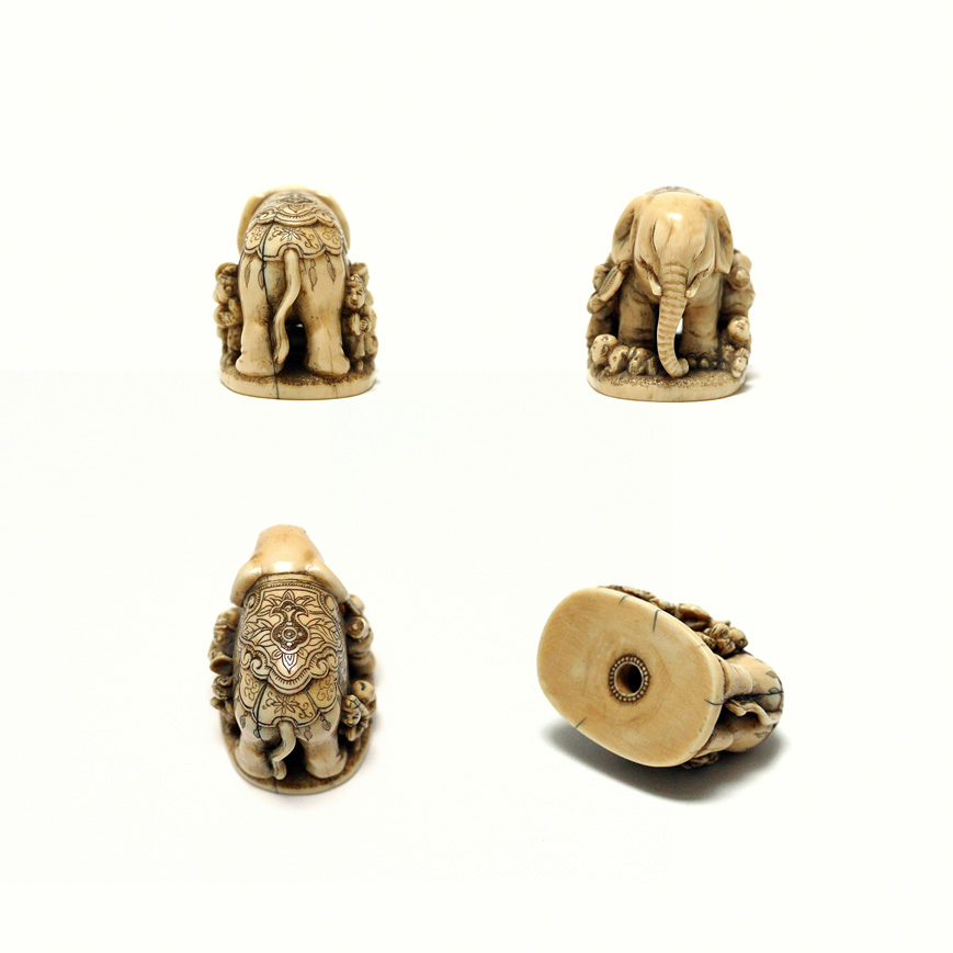 NETSUKE EN IVOIRE, EDO XIXe siècle