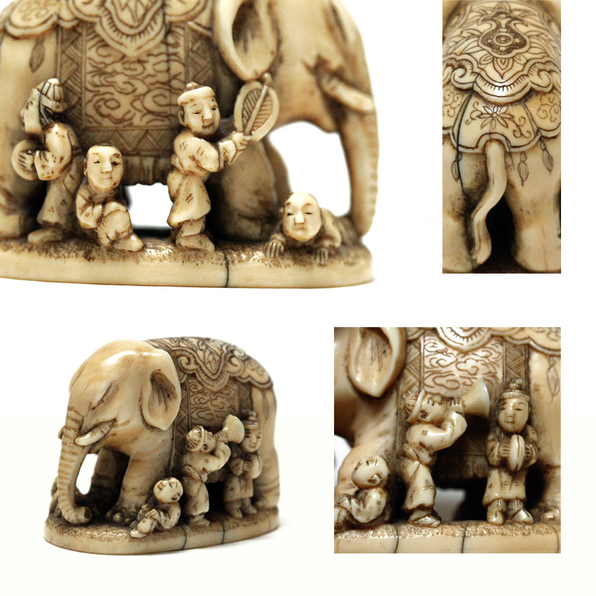 NETSUKE EN IVOIRE, EDO XIXe siècle