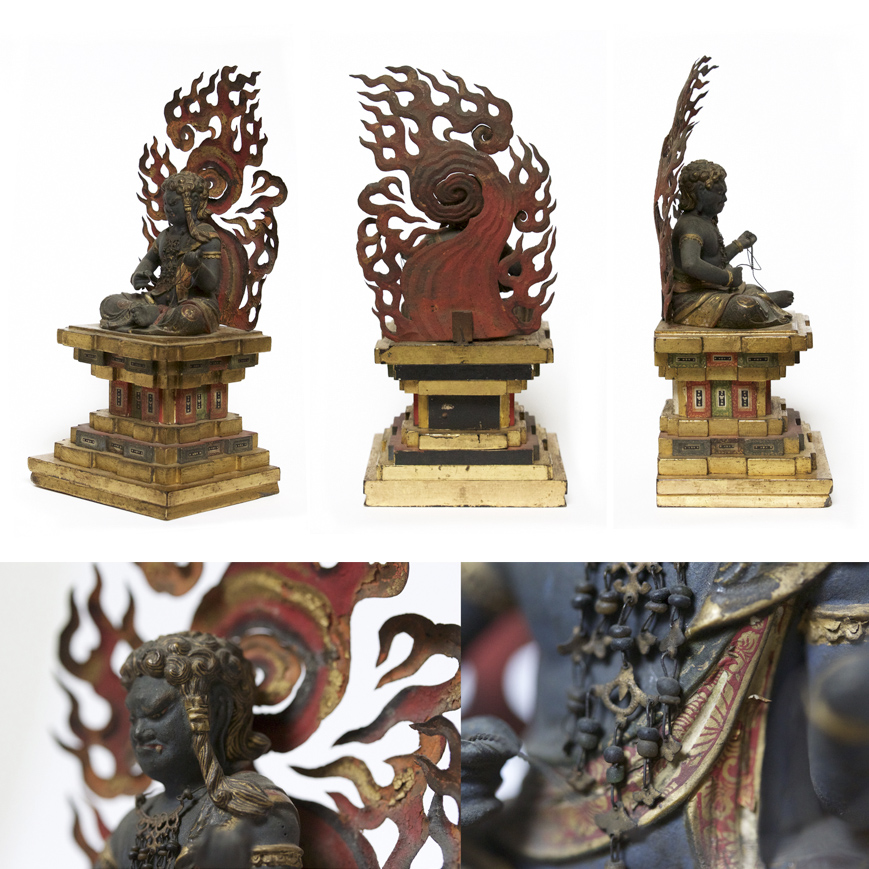 STATUE DE FUDO-MYOO, EDO DÉBUT XVIIIe