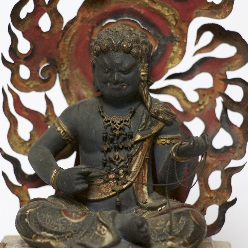 STATUE DE FUDO-MYOO, EDO DÉBUT XVIIIe