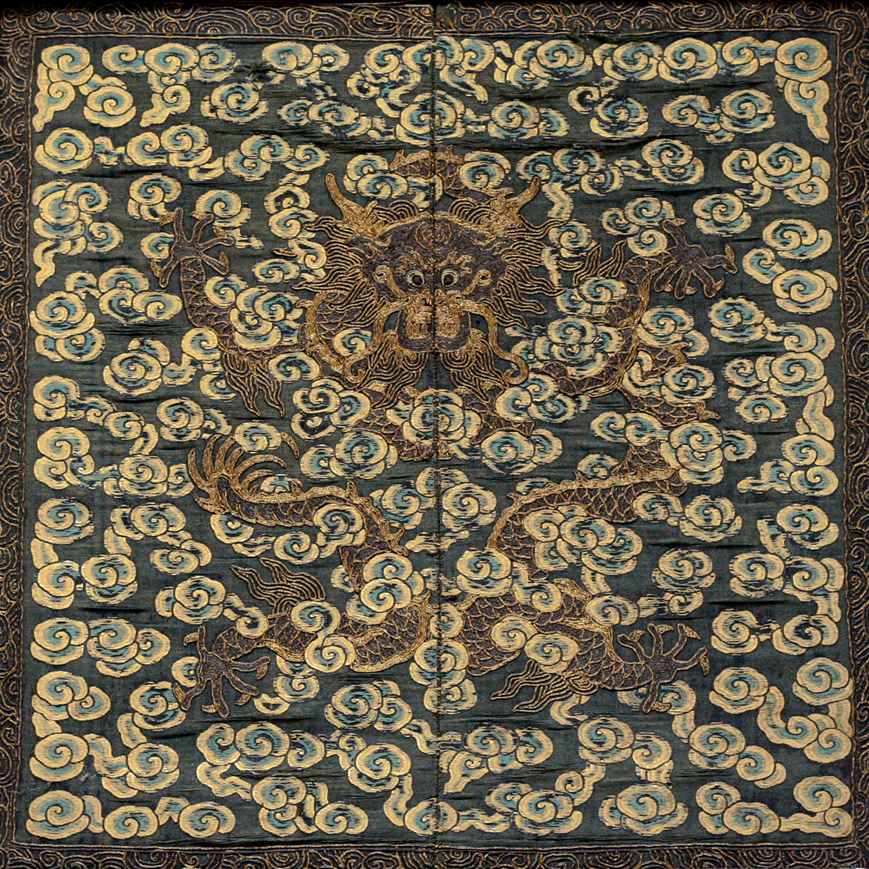 AN IMPERIAL DRAGON KESI BUZI 18-19TH