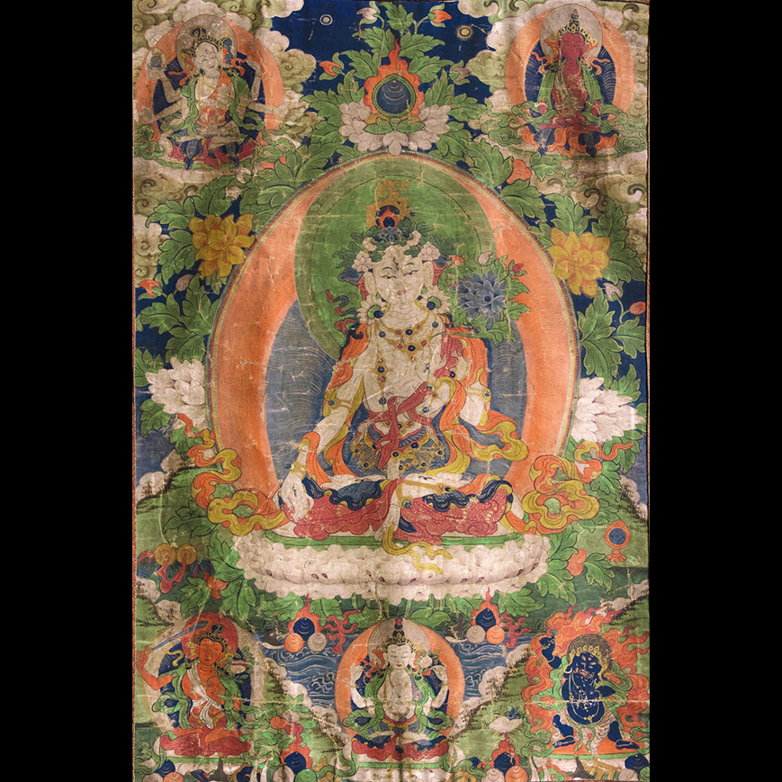 THANGKA OF WHITE TARA 18-19TH