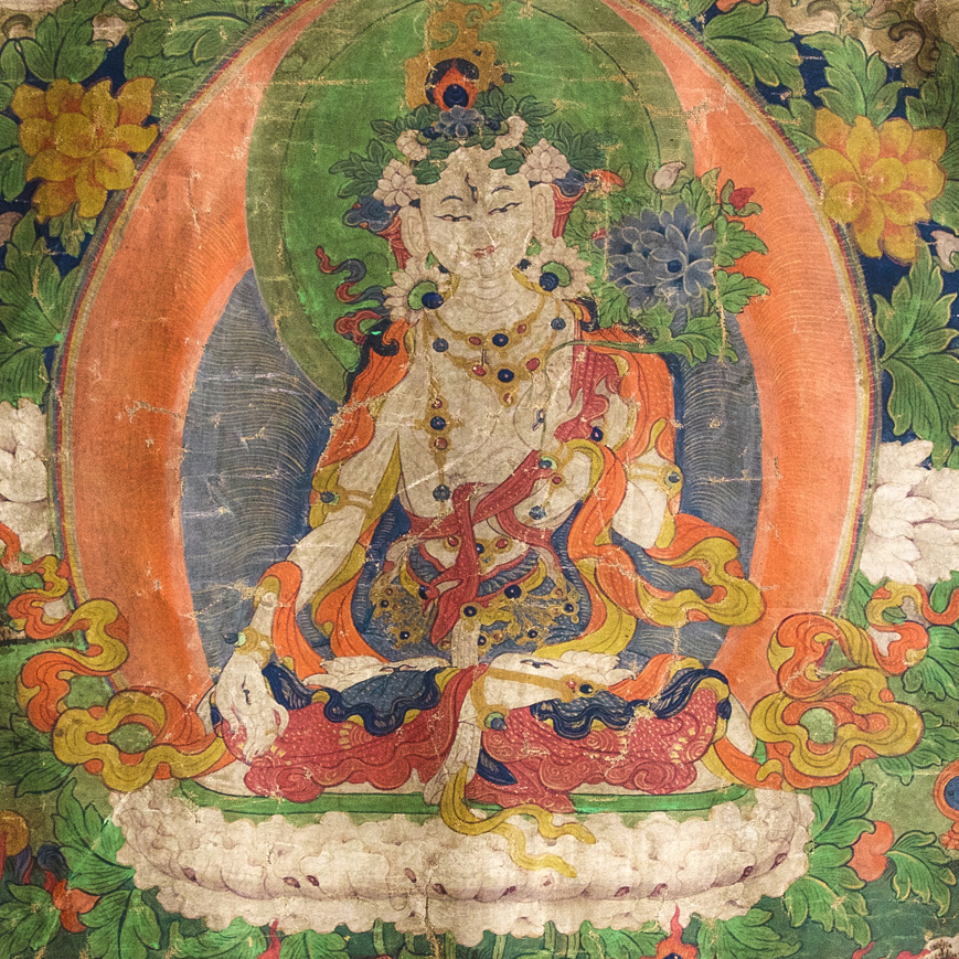 THANGKA OF WHITE TARA 18-19TH