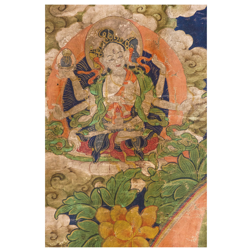 THANGKA OF WHITE TARA 18-19TH