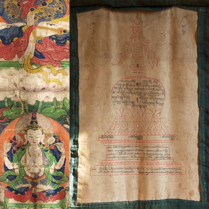 THANGKA OF WHITE TARA 18-19TH