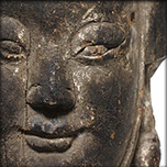 A WOOD PROCESSION HEAD OF NUWA, MING DYNASTY