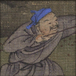 PEINTURE SUR SOIE, APRÈS QIU YING, XIXe