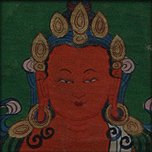 THANG-KA TIBÉTAIN DÉPEIGNANT AMITAYUS, FIN XIXe 